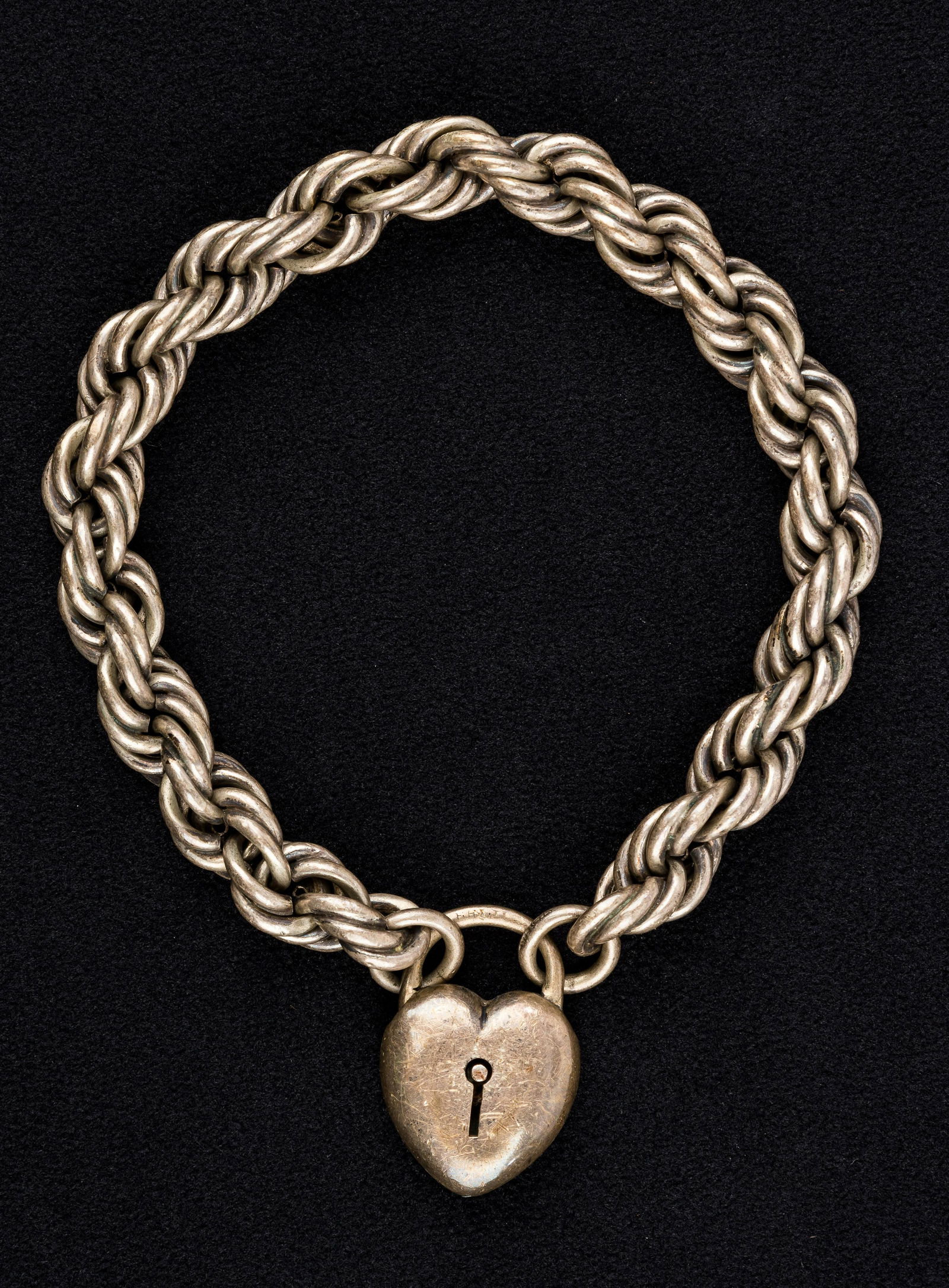 Victorian Sterling Heart Bracelet (1 of 3)