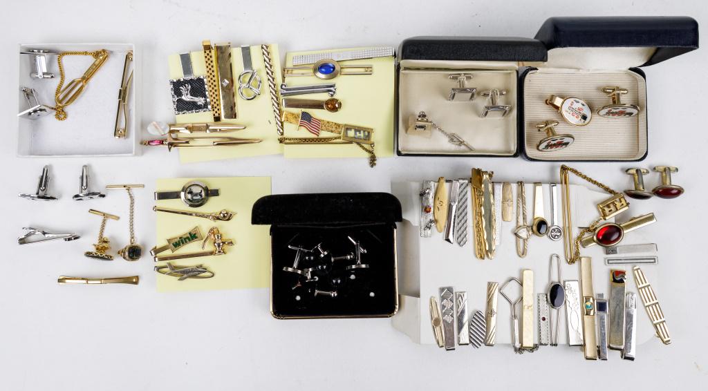 Tie Bars, Tie Pins & Cuff Links (1 of 7)