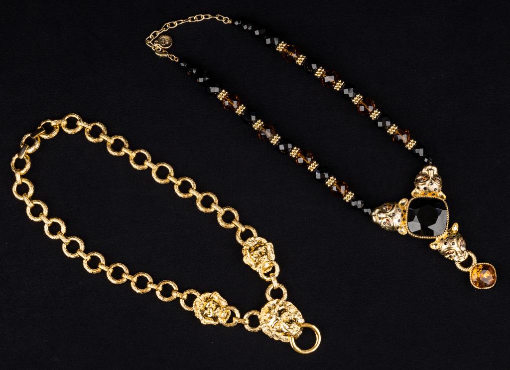 KJL & Graziano Lion and Leopard Necklaces (1 of 5)