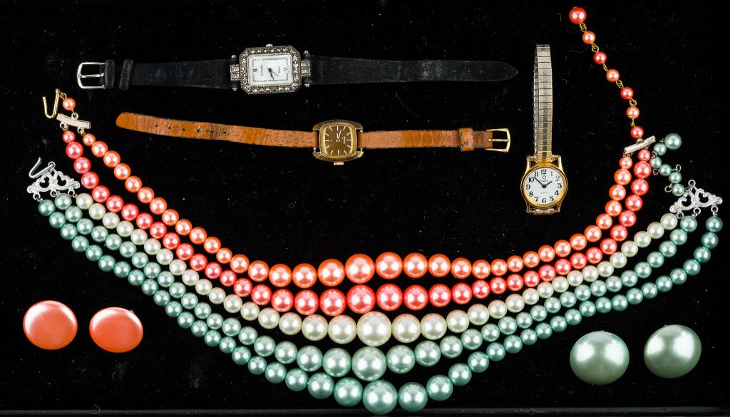 Watches and Colorful Costume Jewelry Sets (1 of 5)