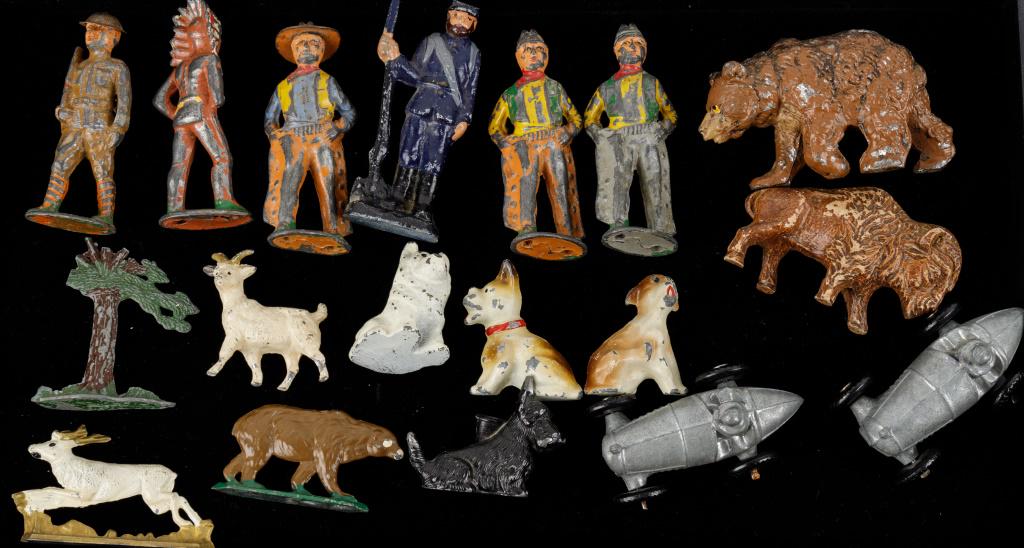 Large Lot Of Barclay And Manoil Lead Figures