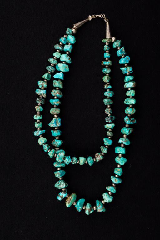 Native American Turquoise Nugget Necklace (1 of 3)