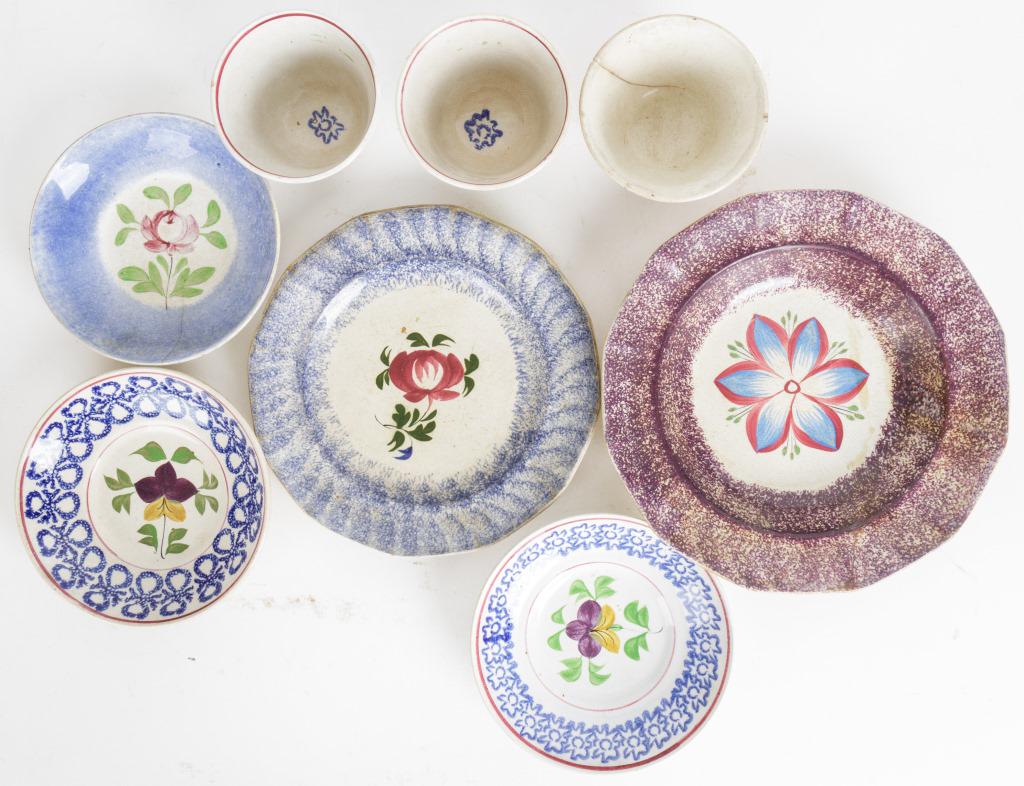 Stickspatter & Spatterware Pottery (1 of 8)