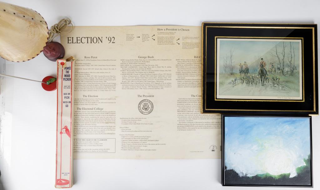 Election Poster, Hunting Print, Art, Vintage Toy (1 of 5)