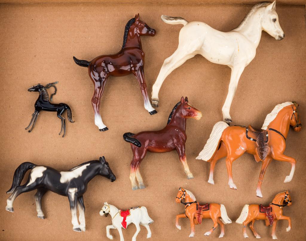 Toy Horses / Figurine Grouping (1 of 6)