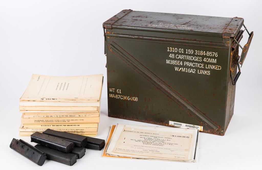 Ammo Box, Military Manuals, Magazines (1 of 12)