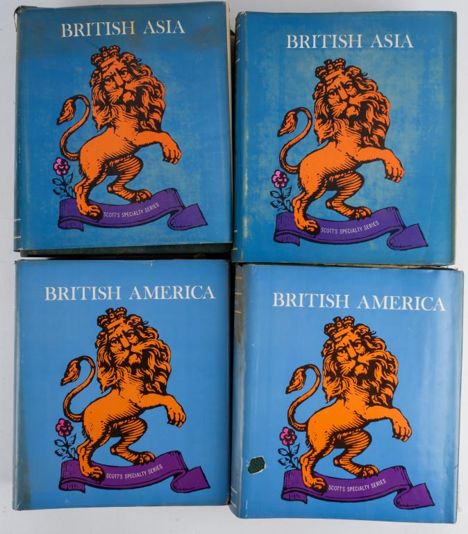 British America and Asia Stamp Albums (1 of 3)