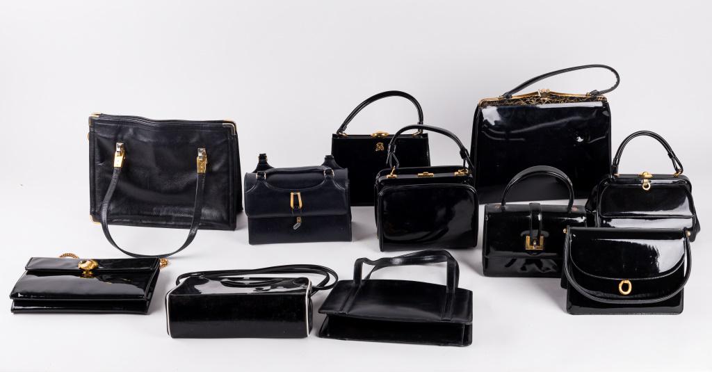 Vintage Purse Collection w/Black Patent Leather (1 of 4)