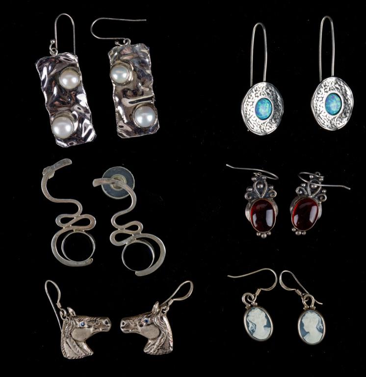 Sterling Silver Earring Grouping (1 of 3)
