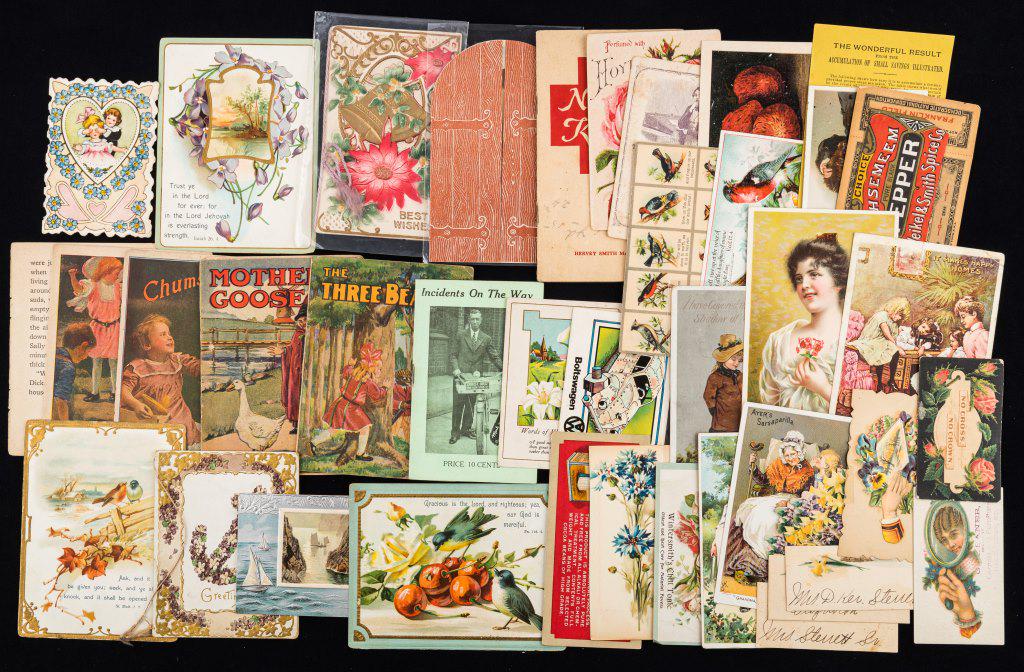 Victorian Trade and Calling Cards and Pamphlets (1 of 8)