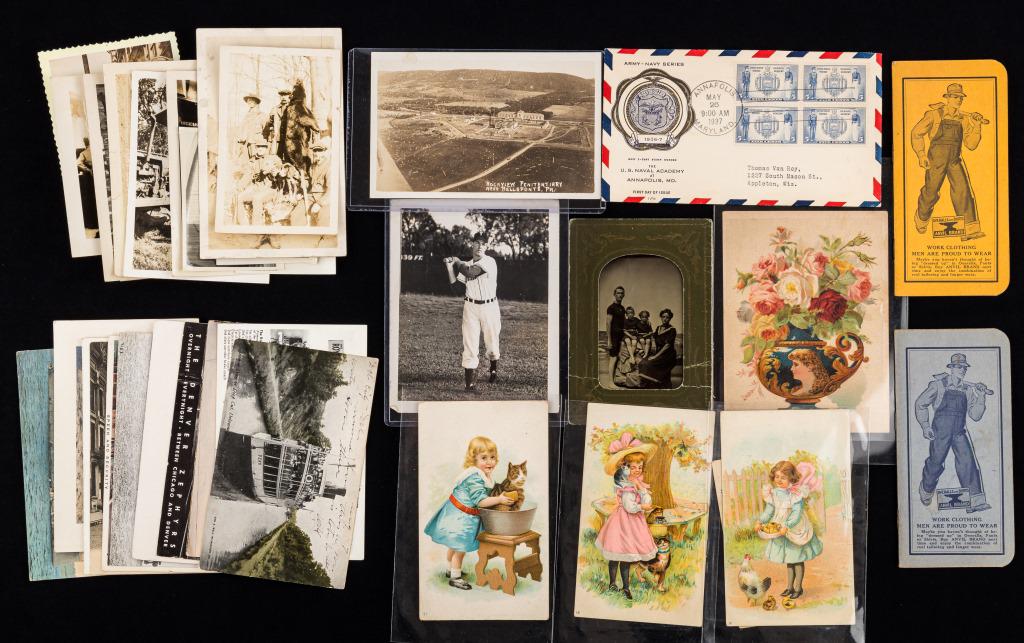 Vintage Train Postcards, Trade Cards, Antique Pics (1 of 6)