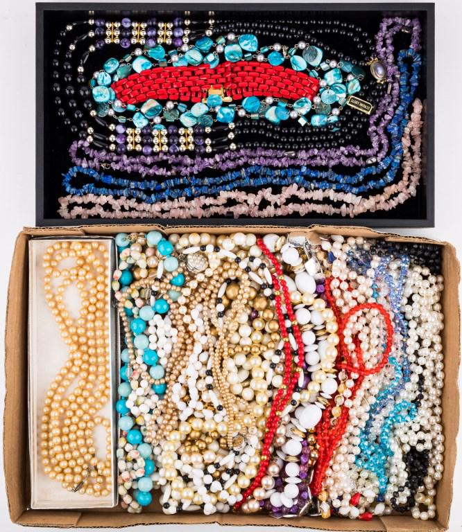 Stone, Designer, Sterling, & Faux Necklace Group (1 of 5)