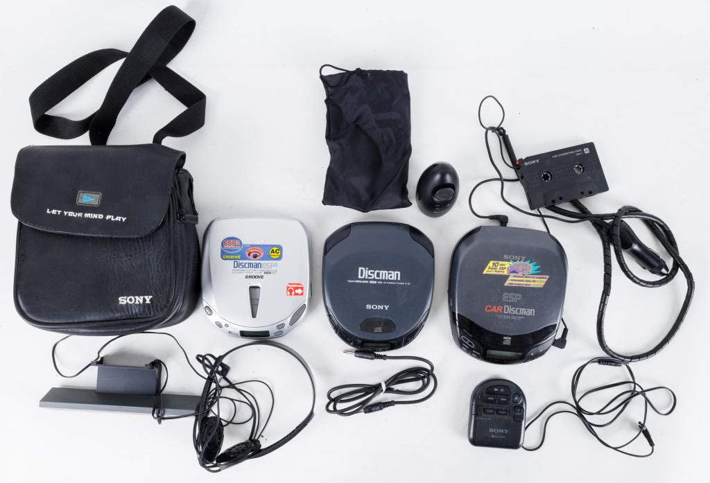 Sony Discman Grouping (1 of 4)
