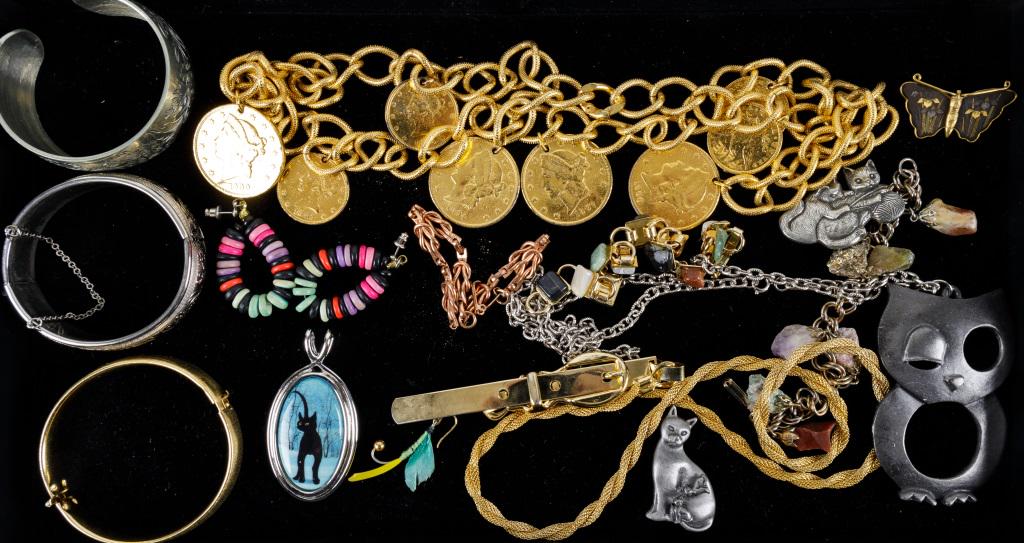 Coin Belt and Vintage Jewelry Collection (1 of 5)