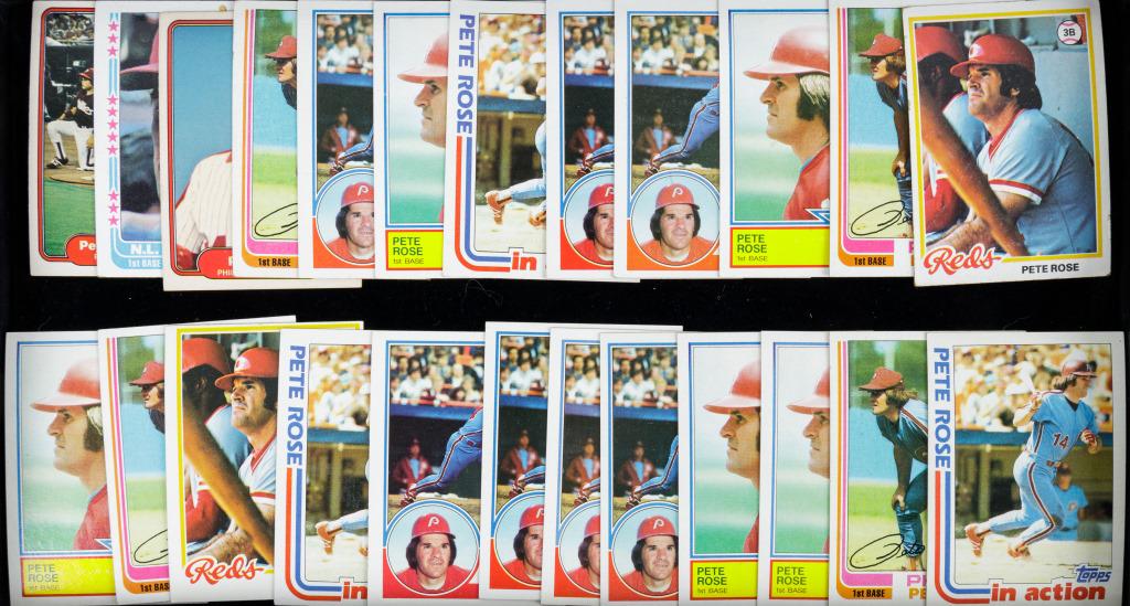 Pete Rose Baseball Cards (1 of 4)