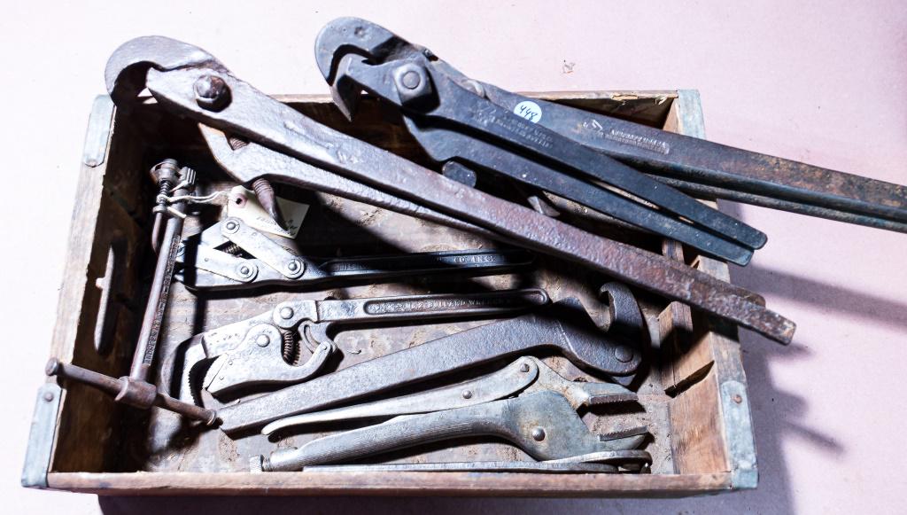 Early 20th C Locking Wrenches & More (9) (1 of 5)