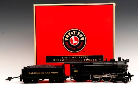 Lionel B&O Atlantic-Traditional: Lionel #6-28004 B&O 4-4-2 Atlantic Traditional Steam Engine and Tender in original box