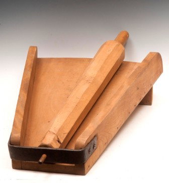 Shaker Tabletop Butter Worker: Shaker butter worker, 7 1/2"h x 15"w x 22"d