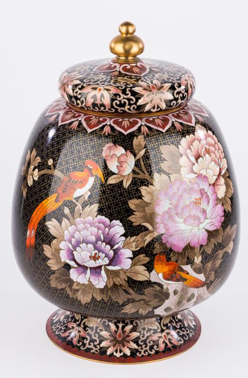 Chinese Bronze Cloisonne Vase (1 of 7)