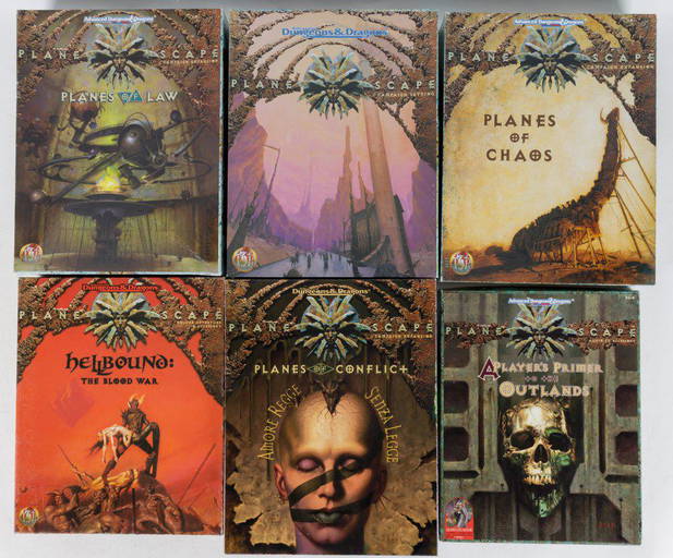 Dungeons & Dragons Planescape Boxes (6) (0619) on Jan 13, 2023