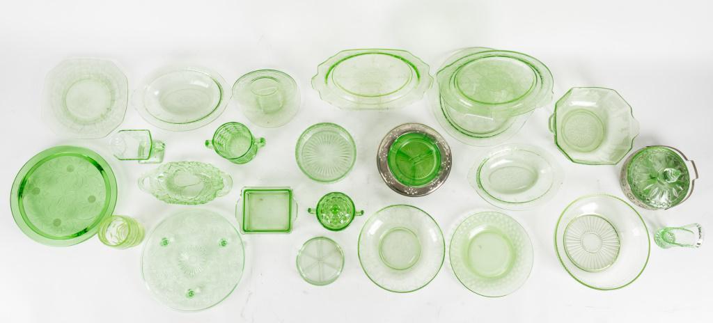 Vintage Green Depression Glass (1 of 4)