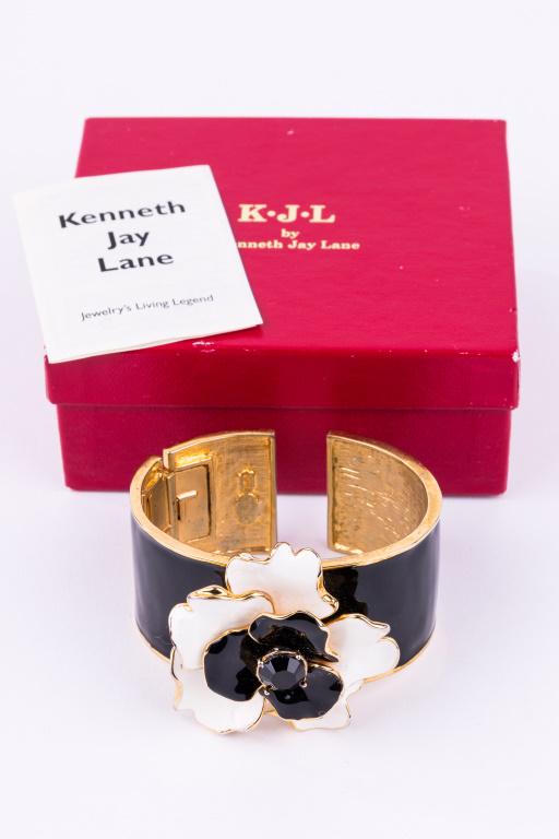 Vintage Kenneth Lane Enameled Cuff (1 of 4)