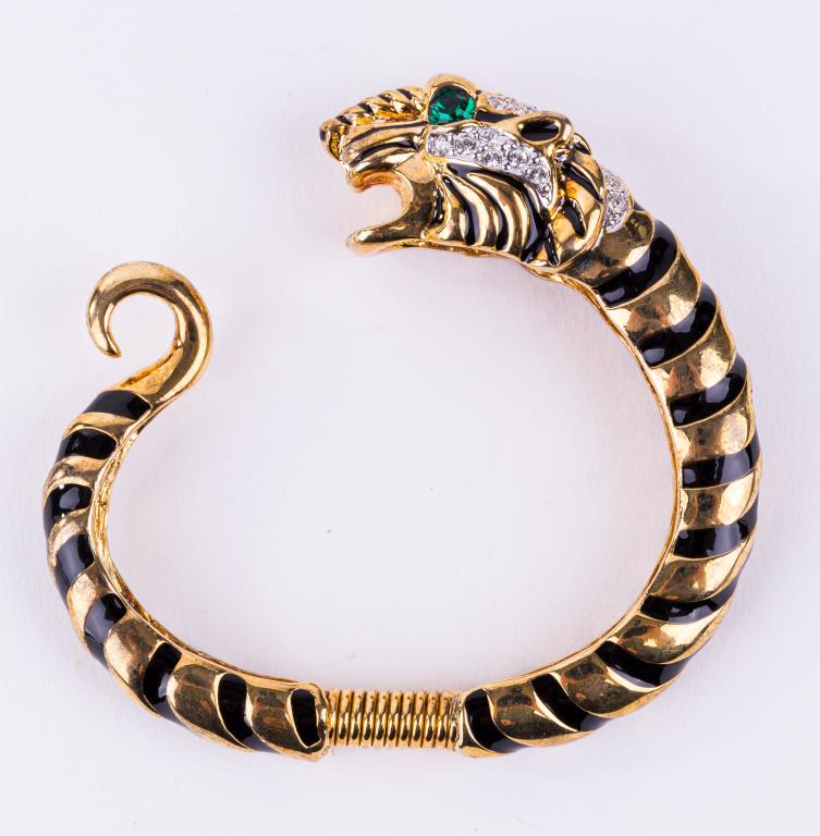 Kenneth Jay Lane Tiger Bangle (1 of 4)