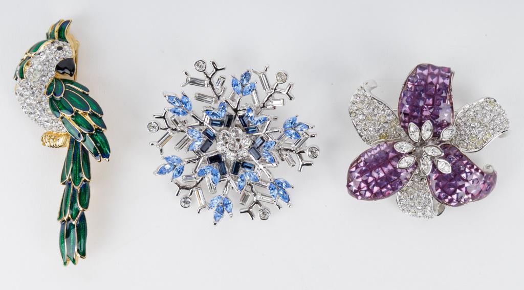 Three Vintage Nolan Miller Brooches (1 of 2)