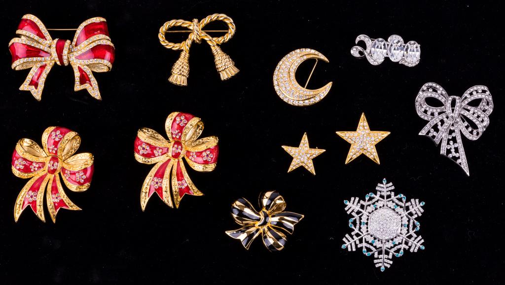 Joan Rivers Christmas Brooches (11) (1 of 2)
