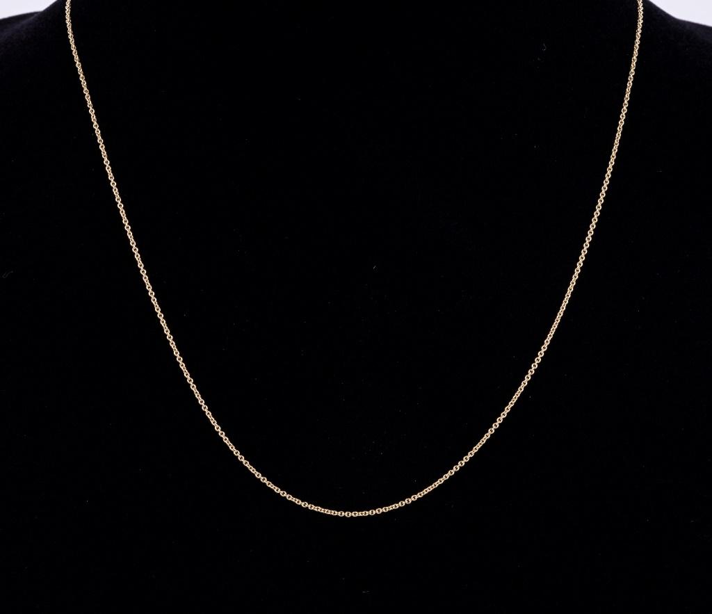 18K Gold Chain Necklace (1 of 3)