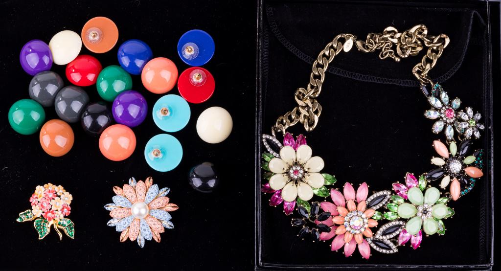 Joan Rivers Statement Necklace, Earrings, Brooches (1 of 5)