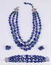 Art Glass Beaded Necklace, Bracelet & Earrings