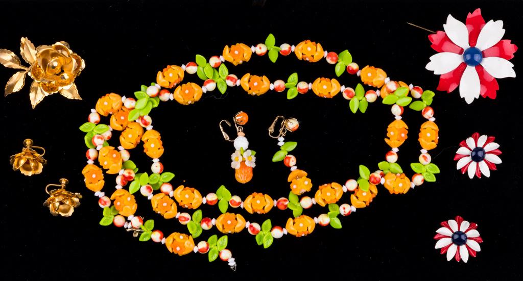 Vintage Mod MCM Floral Jewelry (1 of 6)