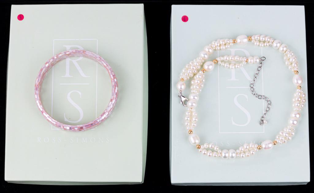 Ross Simons Pearl Necklace and Bracelet (1 of 3)