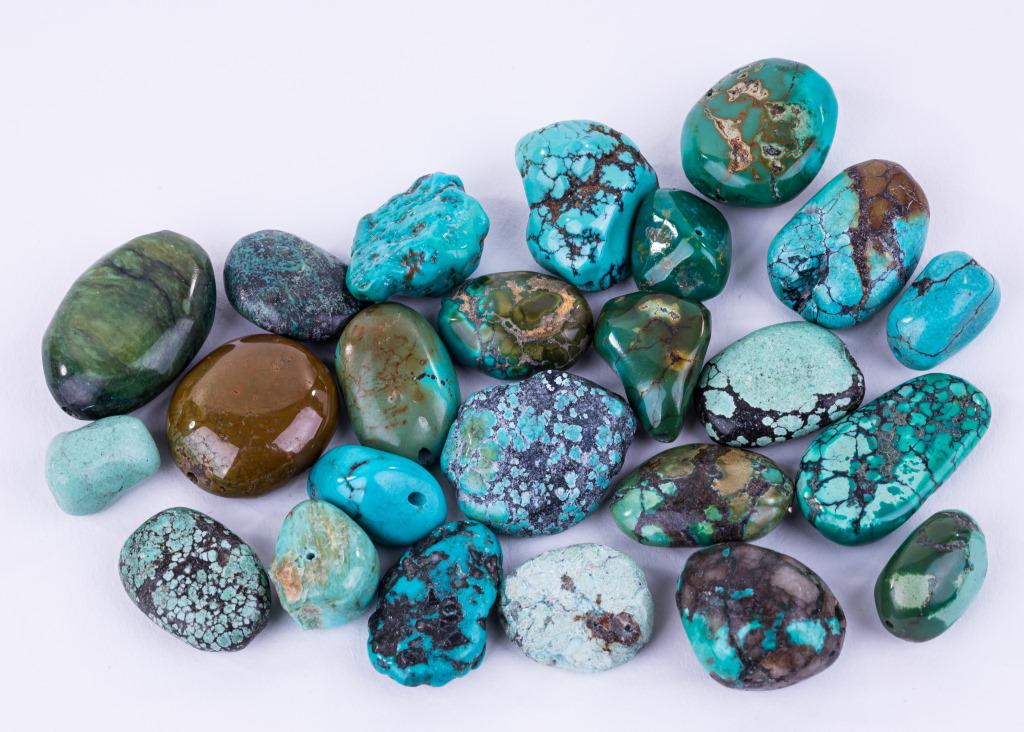Stephen Dweck Carved Turquoise Bead Parts (1 of 6)