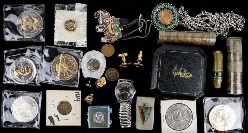 Vintage Wheat Penny, Coin and Jewelry (1 of 5)