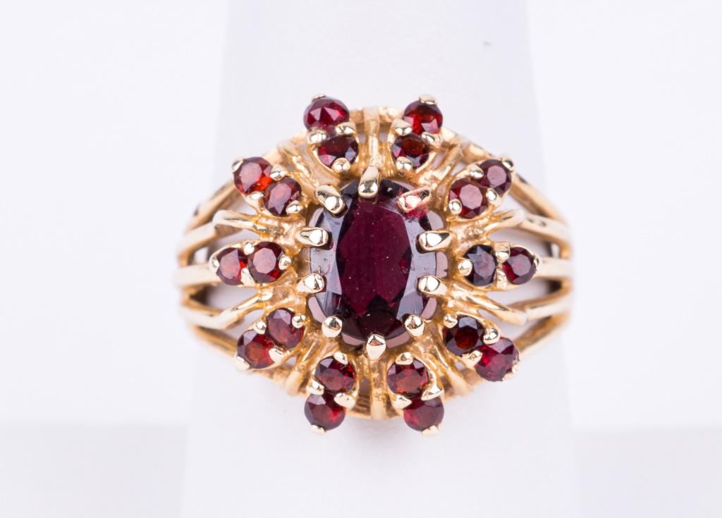 14K Yellow Gold & Garnet Ring (1 of 6)