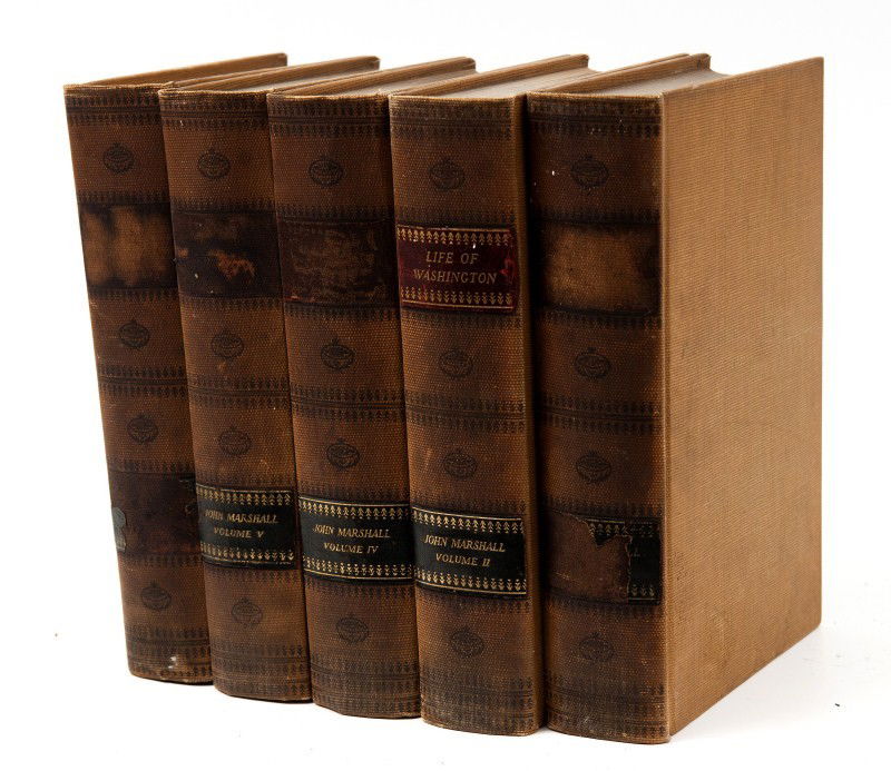 The Life of George Washington: Five Vols:"The Life of Washington, Published: New York Wm H. Wise & Co. By John Marshall Vols I-V