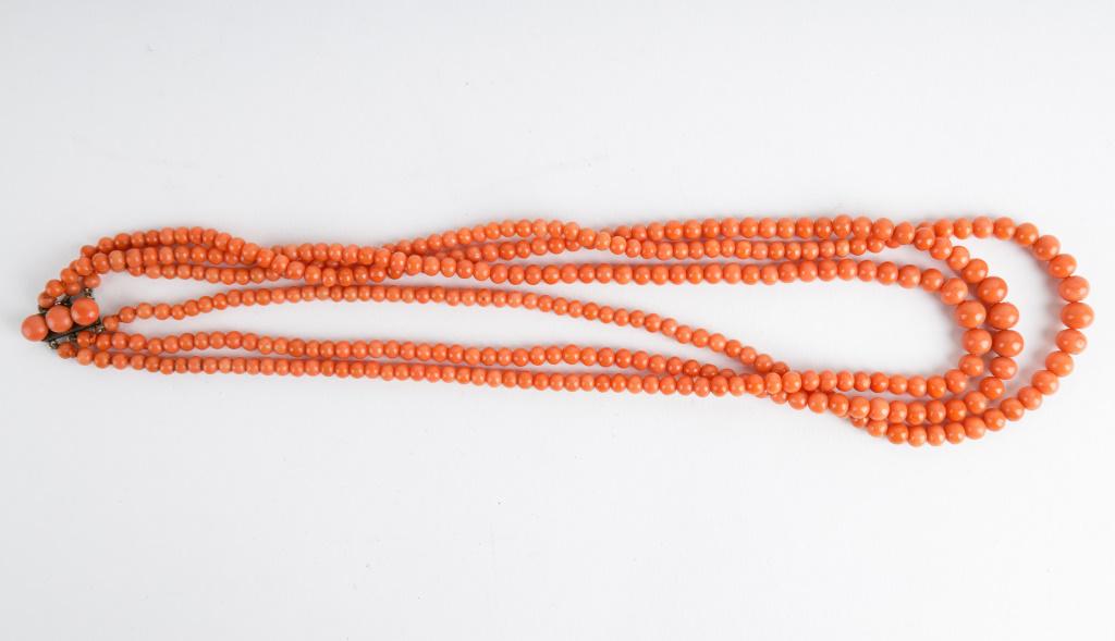 Exquisite Victorian Coral Necklace (1 of 2)