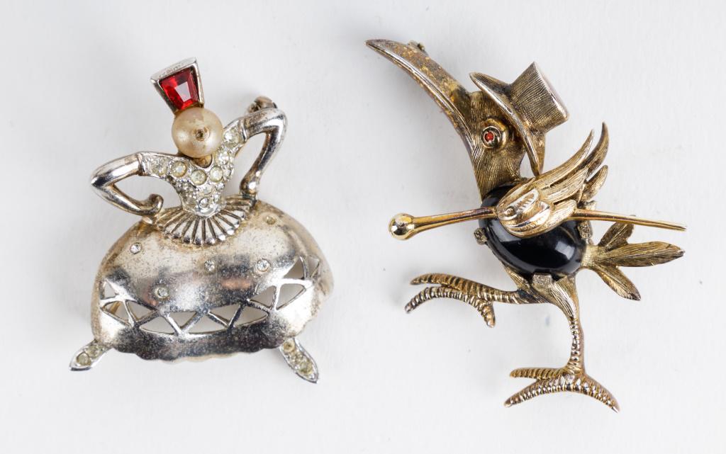 Rare Alfred Philippe Trifari Sterling Brooch (1 of 2)