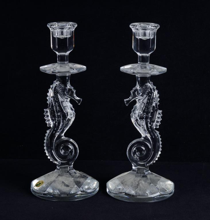 Waterford Crystal Seahorse Candlesticks (1 of 6)