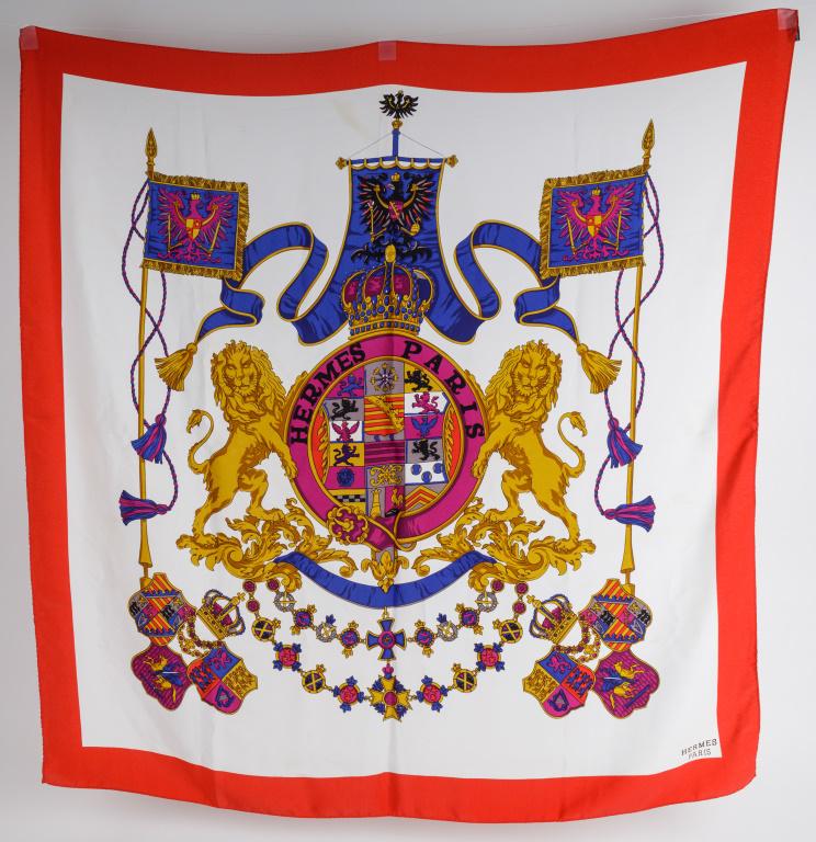 Hermes Designer Silk Scarf (1 of 4)