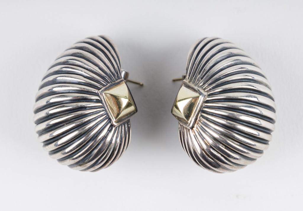 Lagos 18K Gold Sterling Designer Earrings (1 of 2)