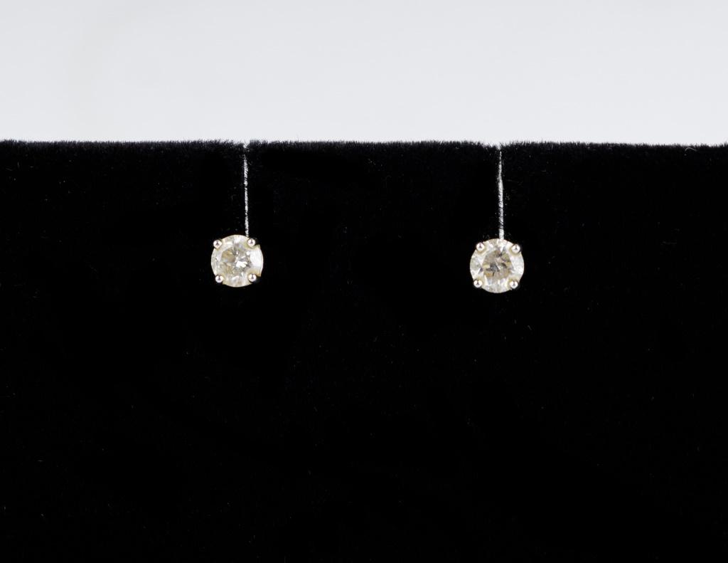 14K Diamond Stud Earrings (1 of 2)
