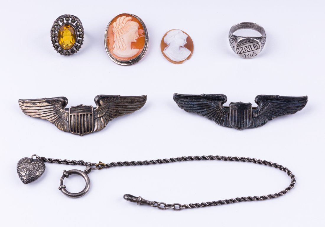 Antique Sterling Jewelry & Insignia Collection (1 of 14)