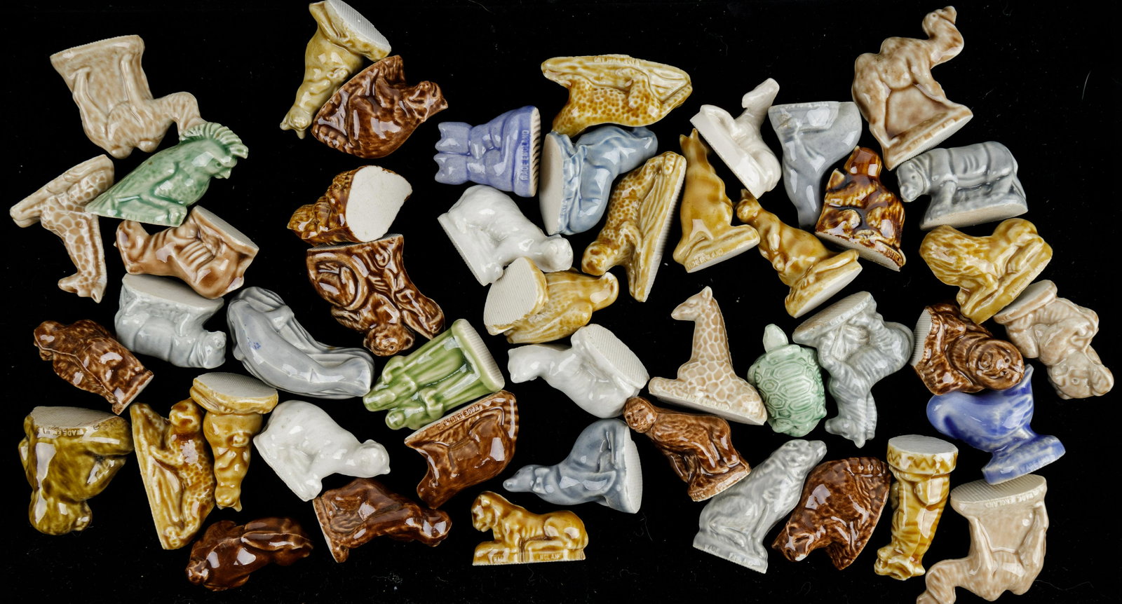 Wade Figurines: Lot of approx 50 Wade animal figurines. See photos.