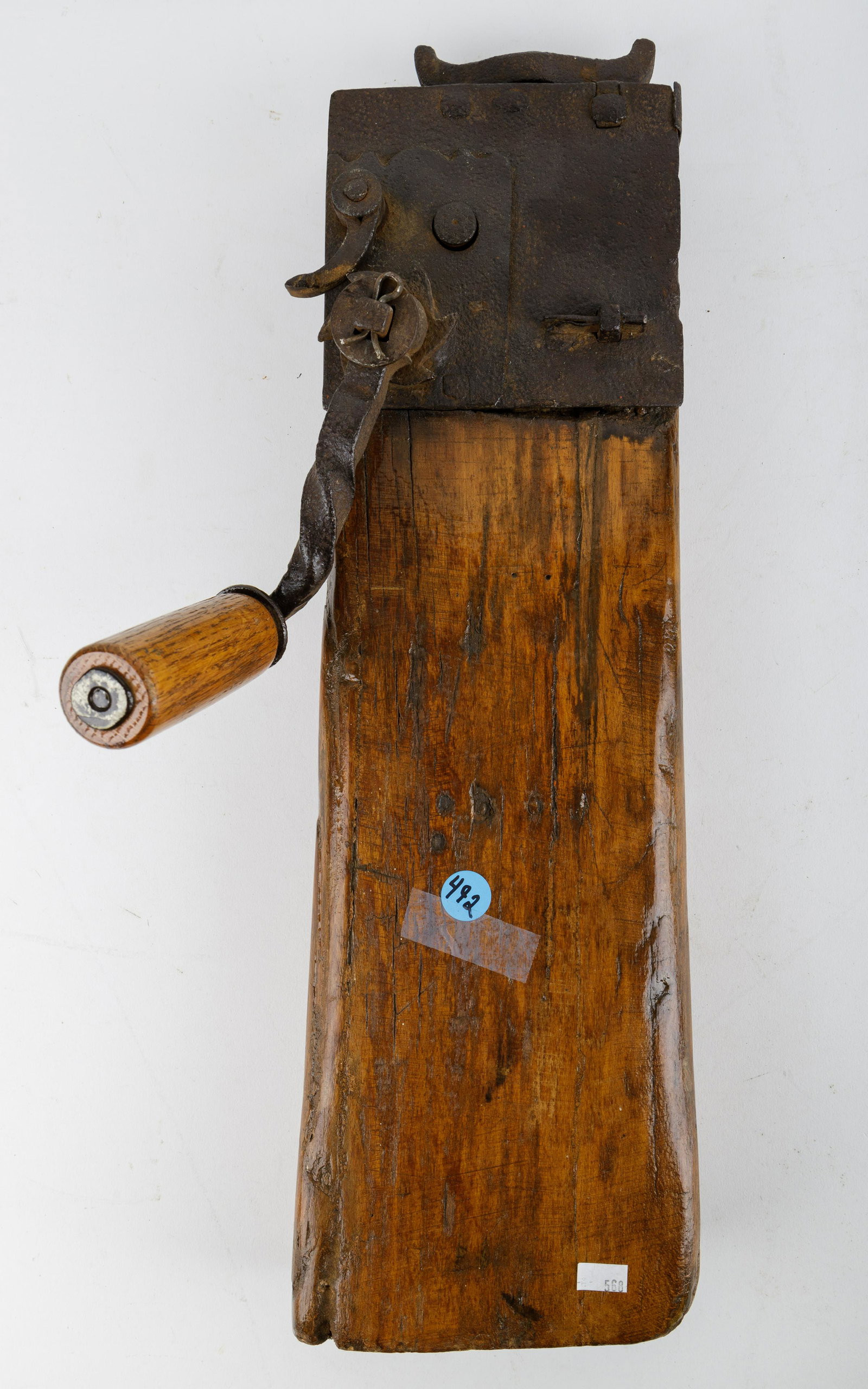 Conestoga Wagon Jack: Antique Conestoga Wagon jack, in good condition with small amounts of rust.
