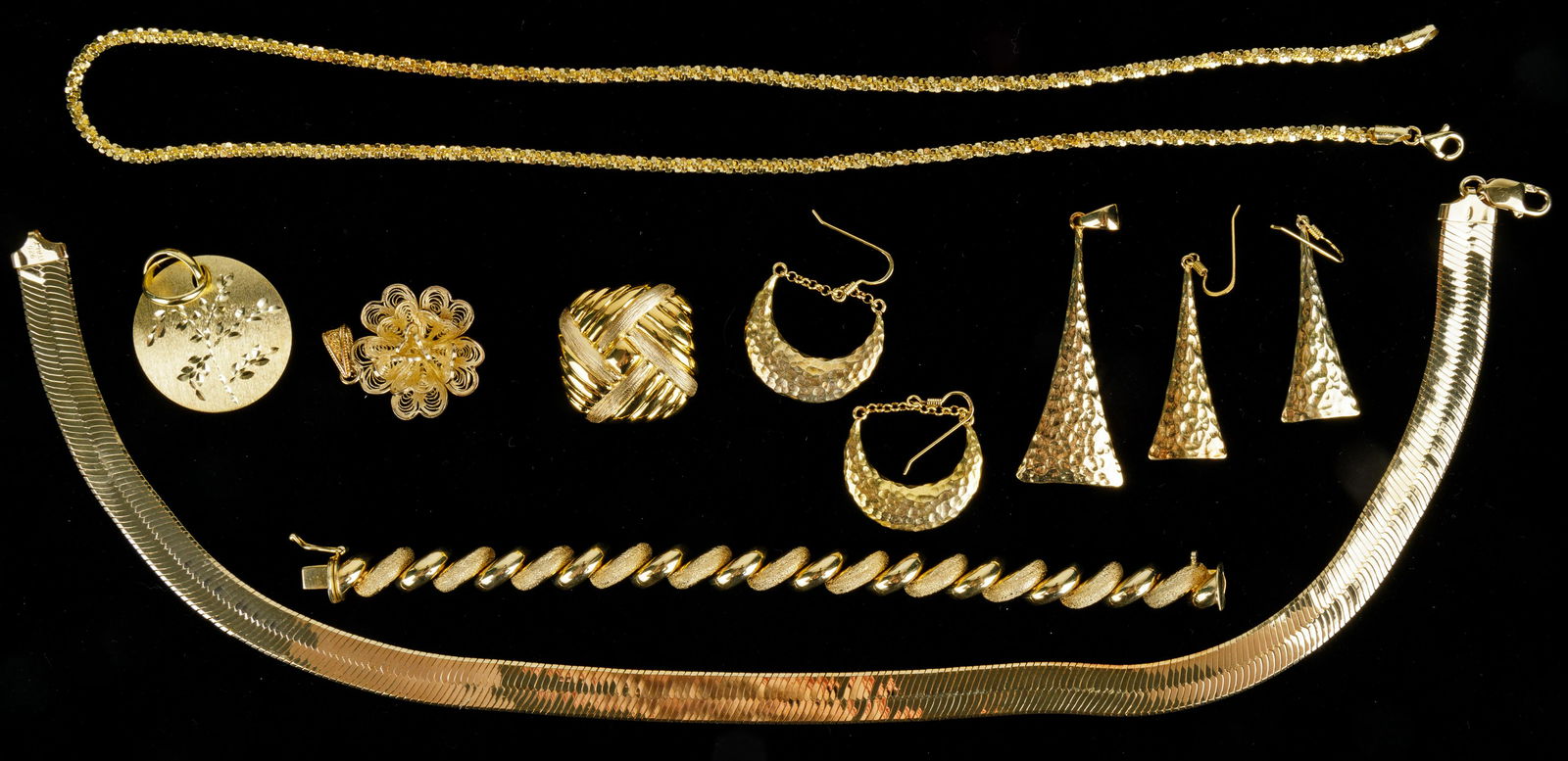 18K Gold Plated Sterling Italian Veronese Jewelry (1 of 4)