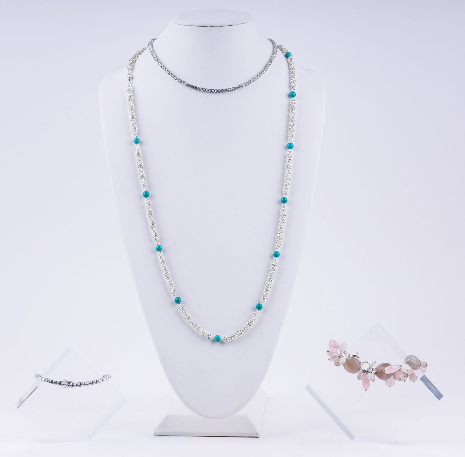 Sterling Silver Necklaces & Bracelets NEW (1 of 5)