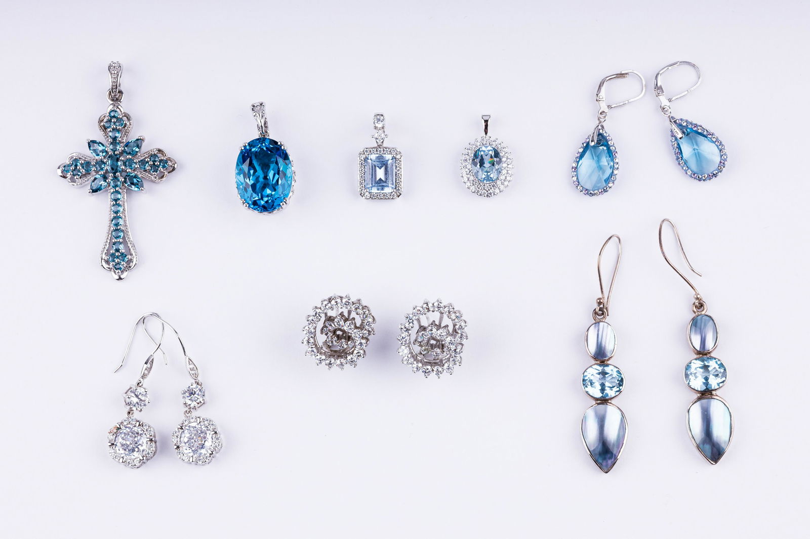 Sterling Silver Blue Topaz Jewelry (1 of 6)